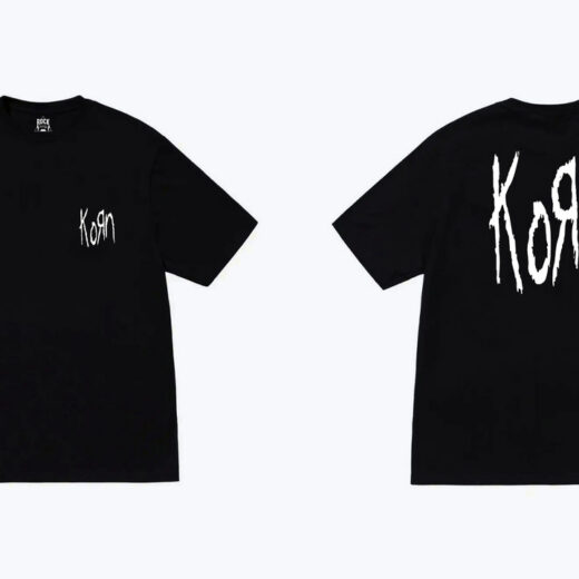 Футболка PrintBro Korn Logo чорна Футболка PrintBro Корн унісекс