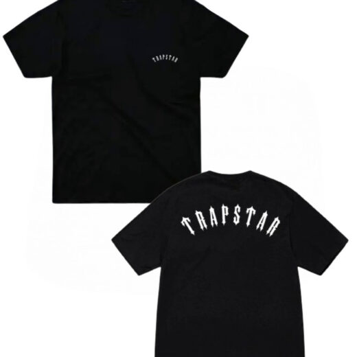 Чорна Футболка PrintBro Trapstar Two Sides Logo чорні футболки Трепстар Трепстар унісекс