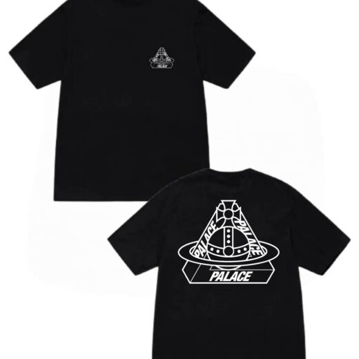Чорна Футболка PrintBro Palace Vivienne Westwood Logo чорні футболки Пелас Палас унісекс