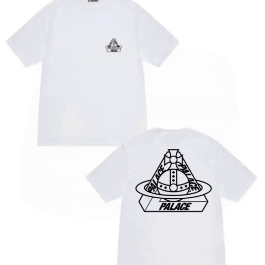 Біла Футболка PrintBro Palace Vivienne Westwood Logo чорні футболки Пелас Палас унісекс