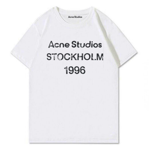 Біла Футболка PrintBro Acne Studios Logo унісекс Акне Акне