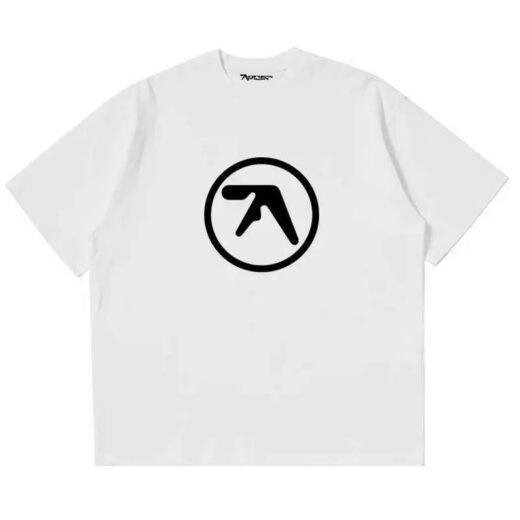 Біла Футболка PrintBro Aphex Twin Logo унісекс Апекс Твін Апекс Твін