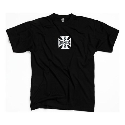 Чорна Футболка PrintBro West Coast Choppers Logo унісекс Вест Кост Чоперс