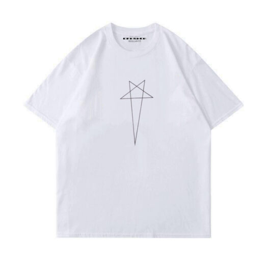 Біла Футболка PrintBro Rick Owens Logo унісекс Рік Овенс
