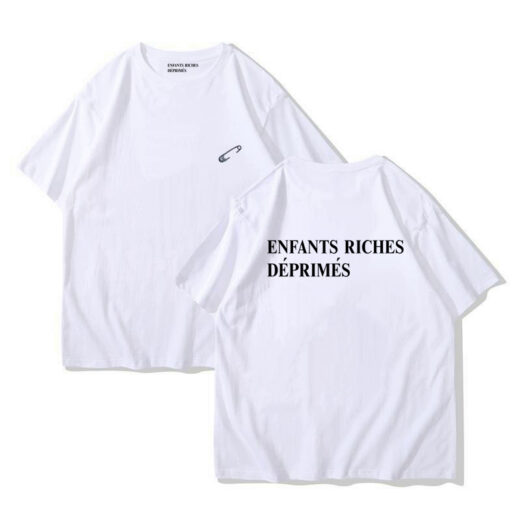 Біла Футболка PrintBro Enfants Riches Deprimes Two Dides Logo унісекс ERD