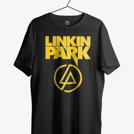 Чорна Футболка PrintBro Linkin Park Лінкін Парк чорні футболки унісекс