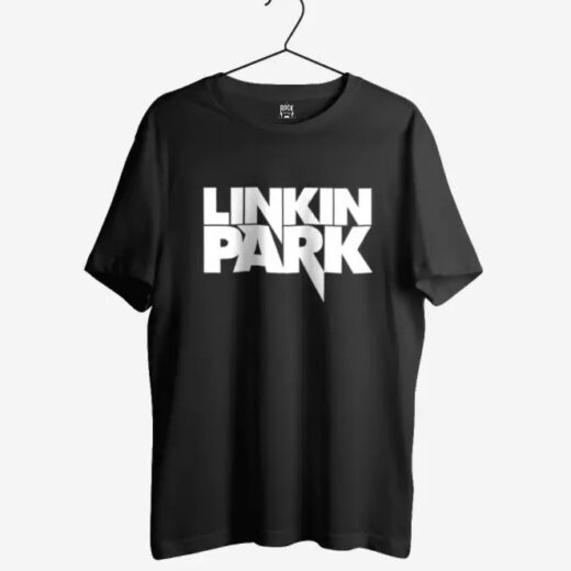 Чорна Футболка PrintBro Linkin Park Лінкін Парк чорні футболки унісекс