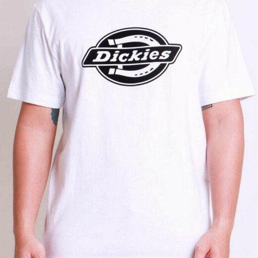 Біла Футболка PrintBro Dickies Black Logo футболки Дікіс унісекс