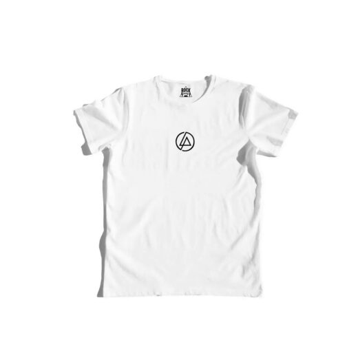 Біла Футболка PrintBro Linkin Park Minimal Logo Лінкін Парк білі футболки унісекс