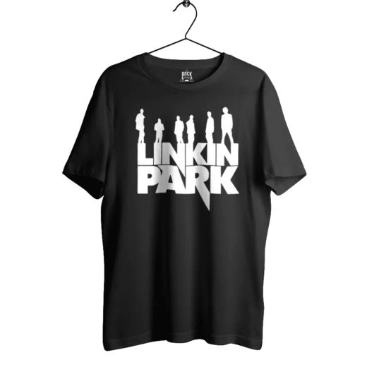 Чорна Футболка PrintBro Linkin Park Logo Лінкін Парк чорні футболки унісекс чоловіча жіноча