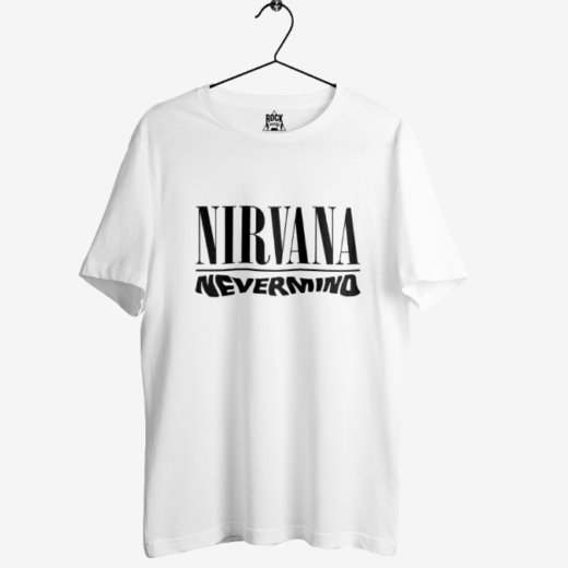 Біла Футболка PrintBro Nirvana Nevermind унісекс футболки Нірвана Курт Кобейн
