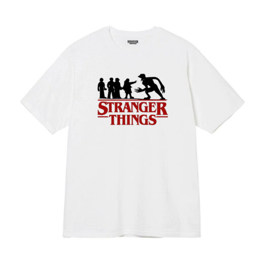 Біла Футболка PrintBro Stranger Things Art футболки Дуже Дивні Справи унісекс