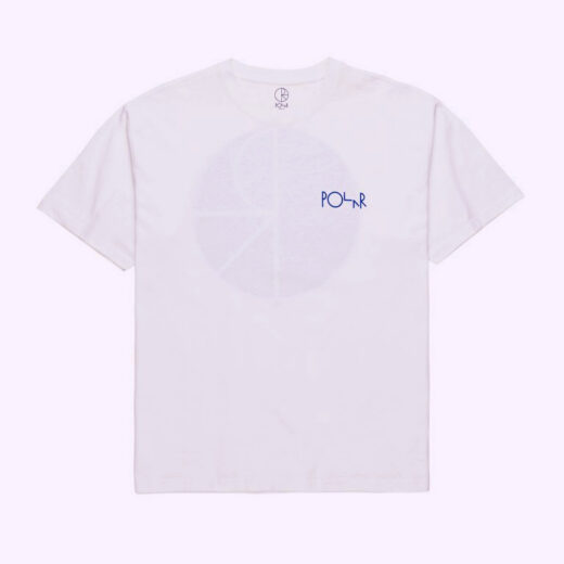Біла Футболка PrintBro Polar Skate Co Blue Logo Футболка PrintBro Полар