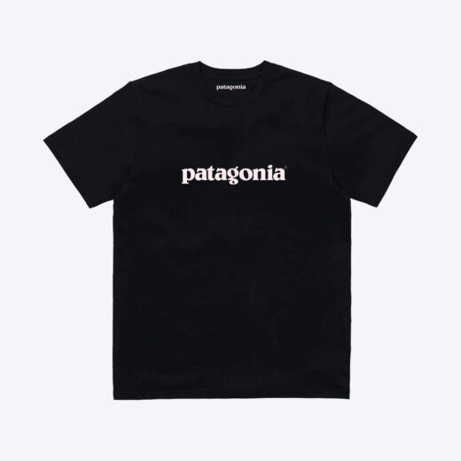Чорна Футболка PrintBro Patagonia Minimal Футболка PrintBro Патагонія