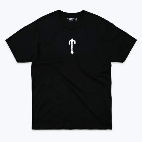 Чорна Футболка PrintBro Trapstar чорні футболки Трепстар Трепстар унісекс