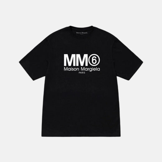 Чорна Футболка PrintBro Maison Margiela Logo унісекс Мейсон Марджела