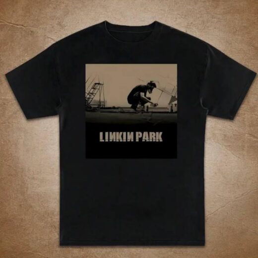 Футболка PrintBro оверсайз з принтом Linkin Park Чорний