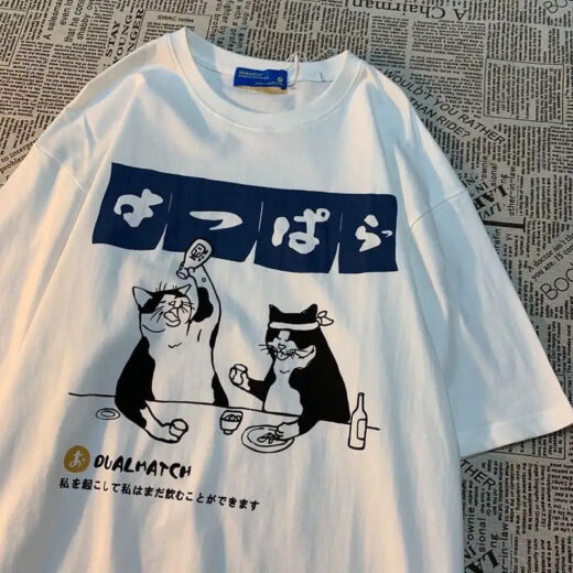 Жіноча стильна Футболка PrintBro з принтом Котиків