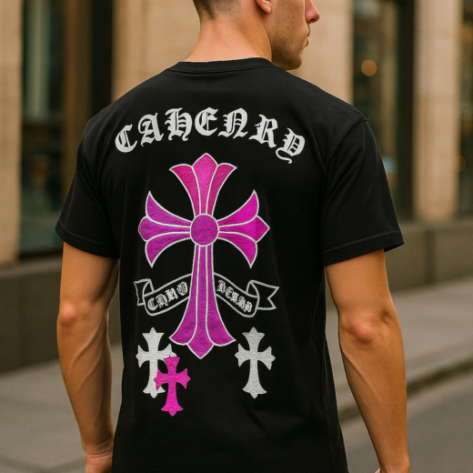 Футболка PrintBro чоловіча Chrome hearts Хром Хартс