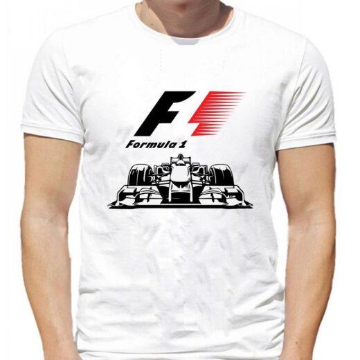 Футболка PrintBro Formula 1 PG01051 Біла