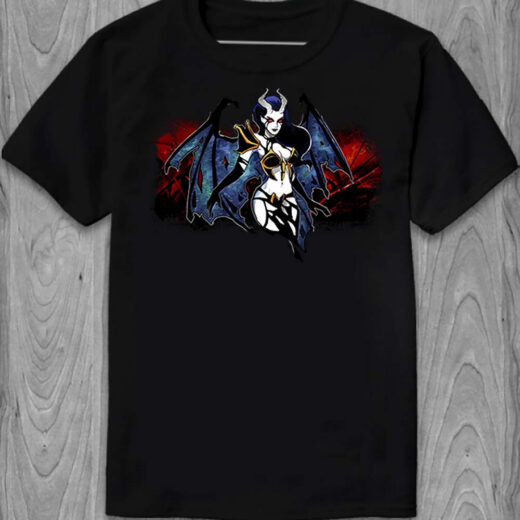 Футболка PrintBro Dota 2 Queen of Pain PG05796 goodreclama Чорний