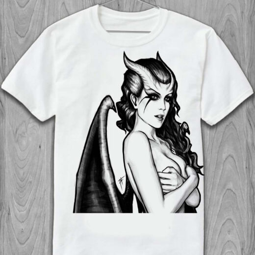 Футболка PrintBro Dota 2 Queen of Pain art PG05809 goodreclama Білий