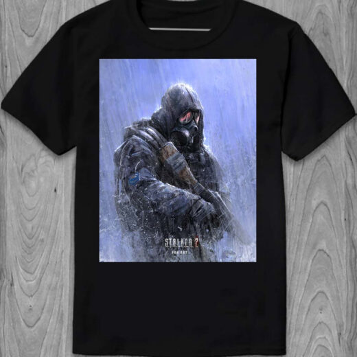 Футболка PrintBro STALKER 2 fan art PG05861 goodreclama Чорний