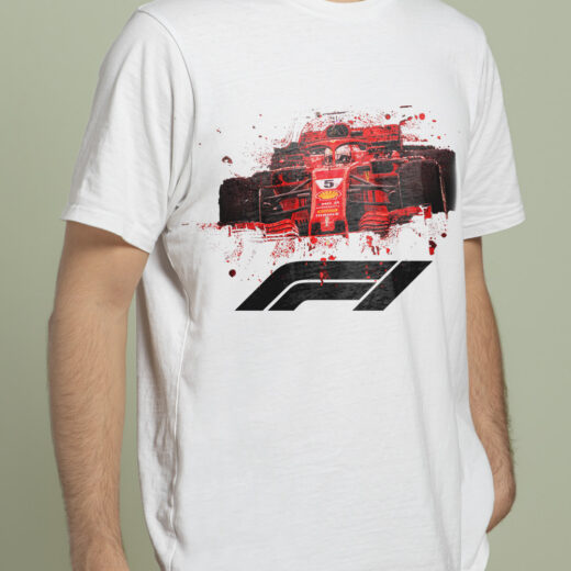 Футболка PrintBro F1 Formula 1 PG01062 Біла