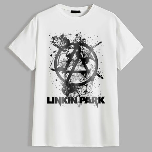 Футболка PrintBro Linkin Park Вібрації PG06968 goodreclama Білий