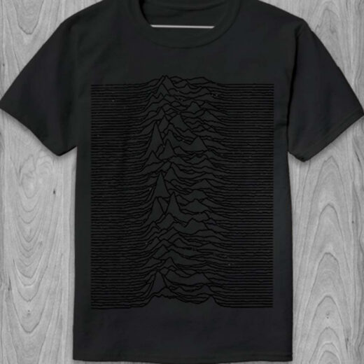 Футболка PrintBro Joy Division Unknown Pleasures PG05960 goodreclama Чорний