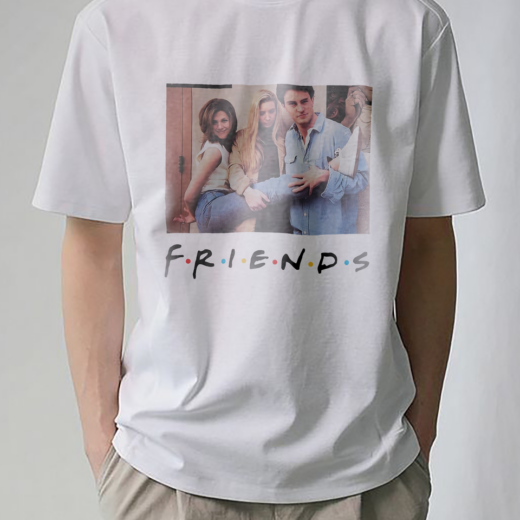 Футболка PrintBro Friends (Друзі) poster PG04663 Білий