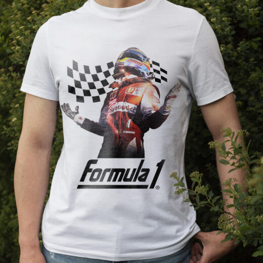 Футболка PrintBro Пілот Formula 1 Lewis Hamilton PG01056 Біла