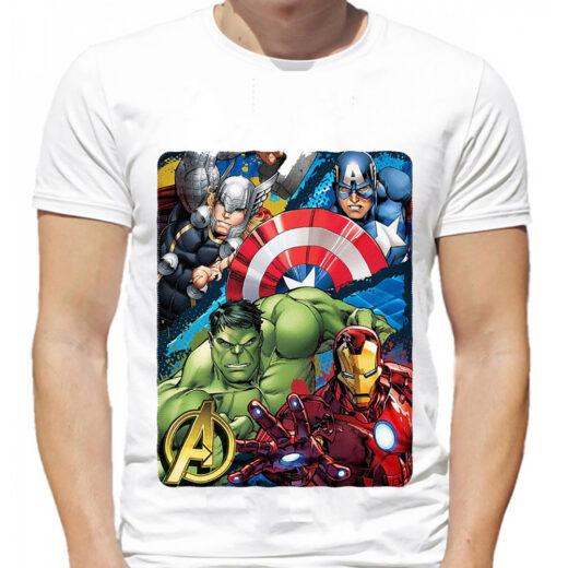 Футболка PrintBro чоловіча Avengers Містники artwork PG02061 goodreclama Білий