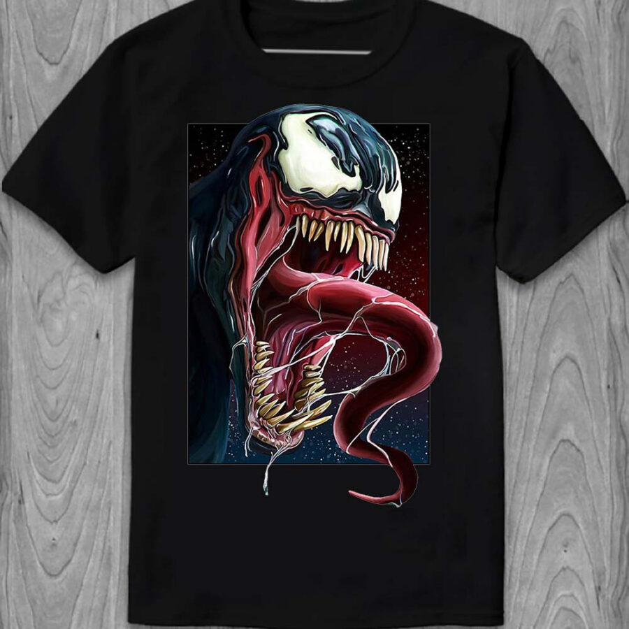 Футболка PrintBro чоловіча Venom, персонаж з коміксу Бетмен Batman арт PG02417 goodreclama Чорний