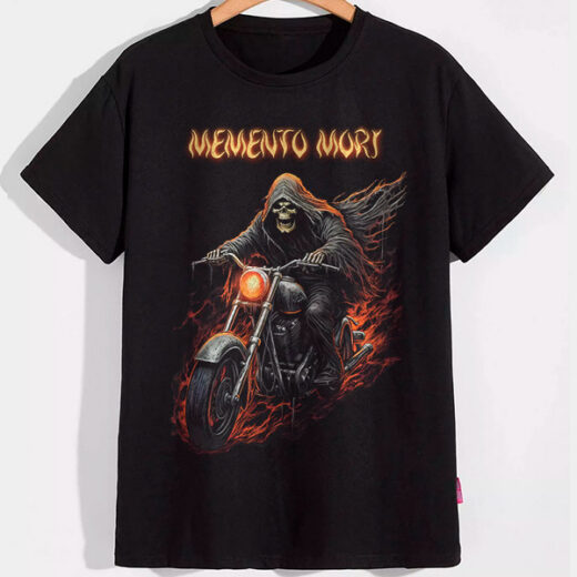 Футболка PrintBro Memento Mori Путь у вічність PG07526 goodreclama Чорний