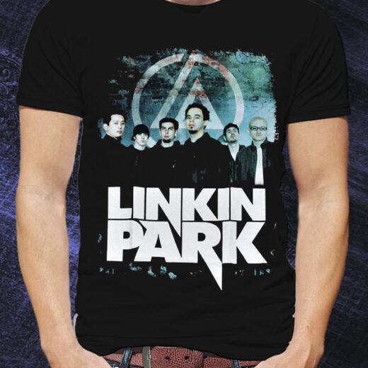 Футболка PrintBro чоловіча "Linkin Park" wallpaper PG00953 goodreclama Чорний