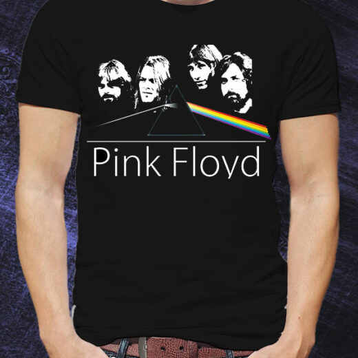 Футболка PrintBro чоловіча Pink Floyd (art with faces) PG00935 goodreclama Чорний Art.002
