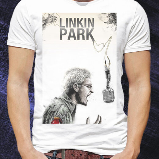 Футболка PrintBro чоловіча Linkin Park PG01016 goodreclama Білий