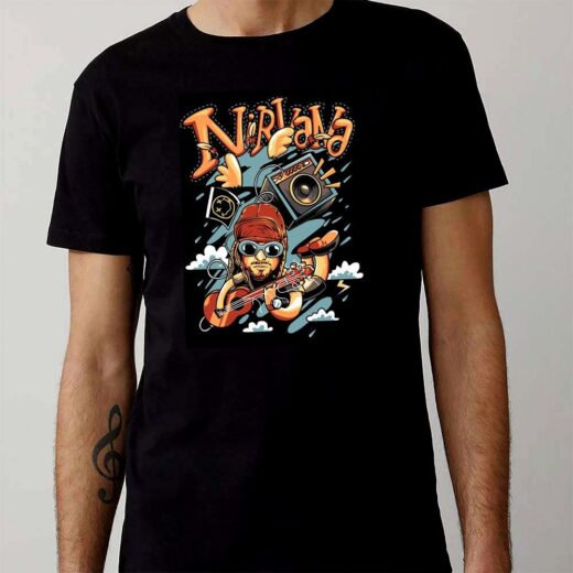 Футболка PrintBro Nirvana: Епоха ґранджу PG0747 goodreclama Чорний