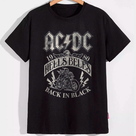 Футболка PrintBro чоловіча AC/DC PG01025 goodreclama Чорний
