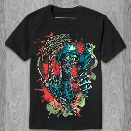 Футболка PrintBro Череп (Crazy skull) PG06826 goodreclama Чорний