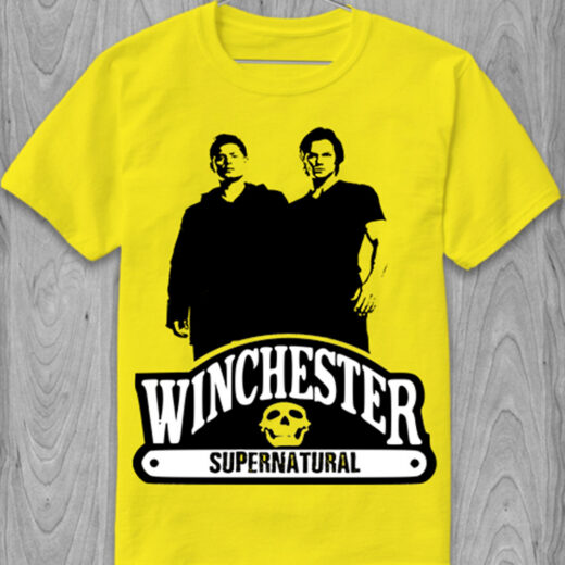 Футболка PrintBro Winchester Supernatural PG05677 Жовтий