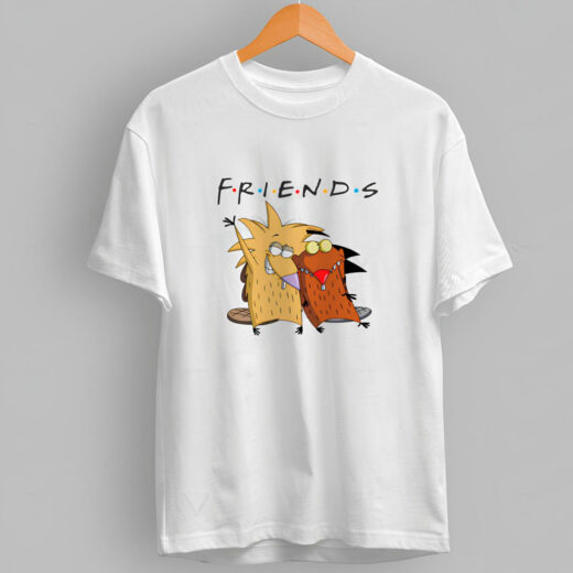 Футболка PrintBro Злюки бобрі Friends PG065624 Білий