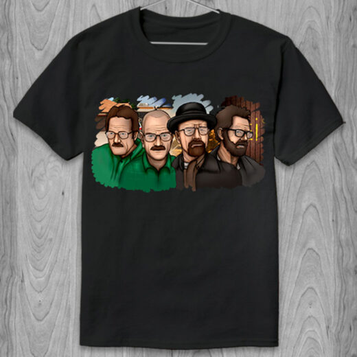 Футболка PrintBro Пуститися Берега Breaking Bad PG065757 Чорний