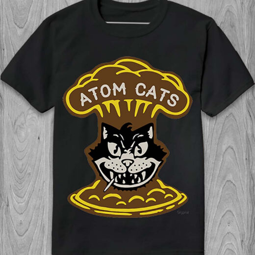 Футболка PrintBro Atom cats PG05649 goodreclama Чорний