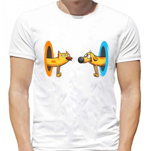 Футболка PrintBro КітПес PG06533 goodreclama Білий