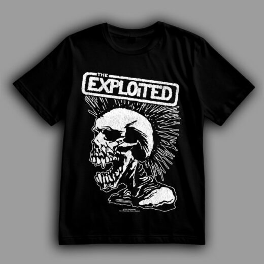 Футболка PrintBro The Exploited "Mohican skull" goodreclama