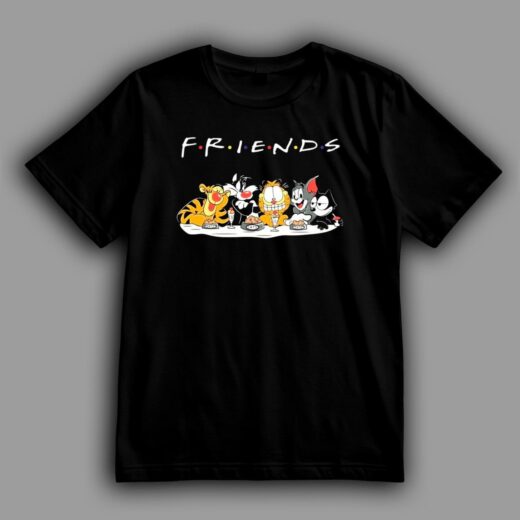 Футболка PrintBro FRIENDS Мої котячі друзі