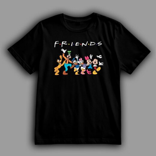 Футболка PrintBro FRIENDS Міккі Маус та друзі