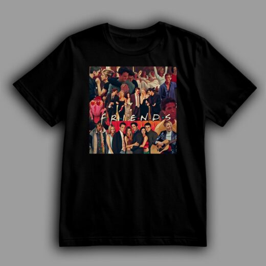 Футболка PrintBro FRIENDS Колаж зі сцен та персонажів